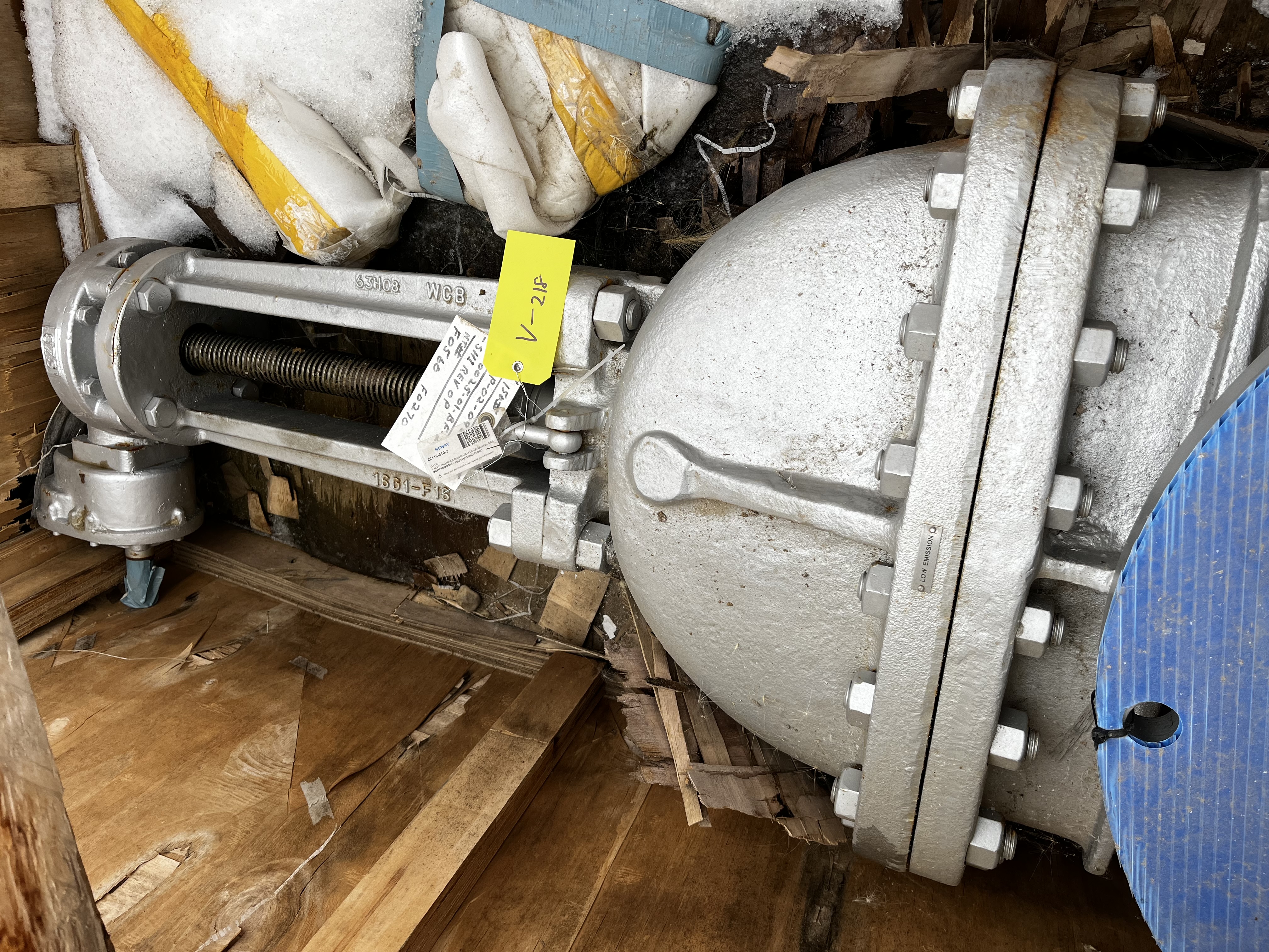 Emerson 16 Inch Class 150 Gear Operated Gate Valve ASTM A216 WCB