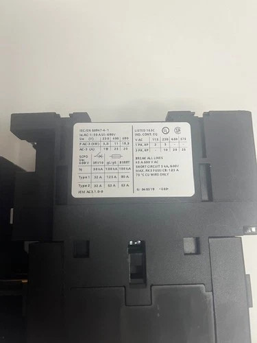 Siemens 3RU1136-4DB0 Overload Relay 18-25 Amp with 3RT1033-1A Contactor — product image 5 of 6