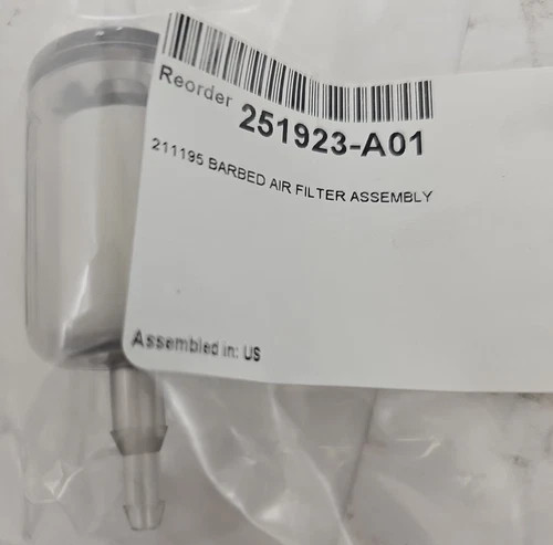 Thermo Scientific 211195 Barbed Air Filter Assembly — product image 2 of 3