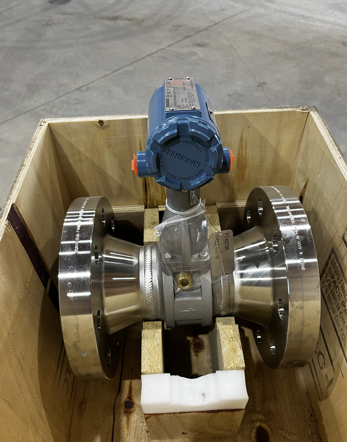 Rosemount 8800D Vortex Flowmeter 4-Inch ANSI 600 Flanged