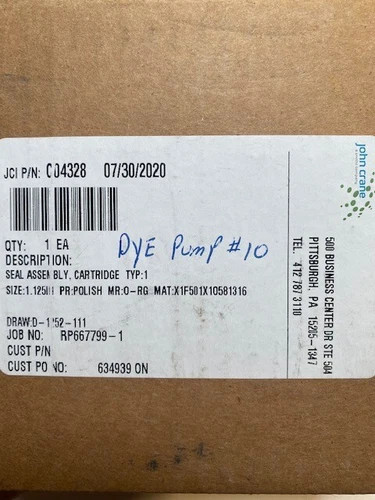 John Crane Type 1 Mechanical Seal Cartridge 1.125 Inch — product image 3 of 3