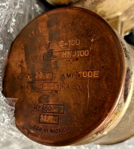Ferraz Shawmut Medium Voltage Current-Limiting Fuse 9F60HNJ100 — primary product image