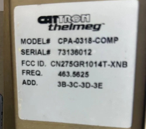 Cattron-Theimeg CPA-0318-COMP Multi Processor Receiver/Decoder Chassis Goldbox — product image 9 of 11