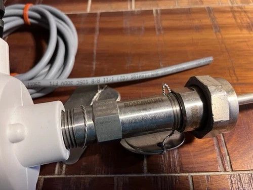 Rosemount 0078C25C30N070X80 Platinum RTD Temperature Sensor with Connection Head 78-4005-011 — product image 4 of 5