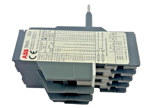 ABB TA25DU Thermal Overload Relay – Adjustable Trip, IEC Motor Protection — product image 4 of 6