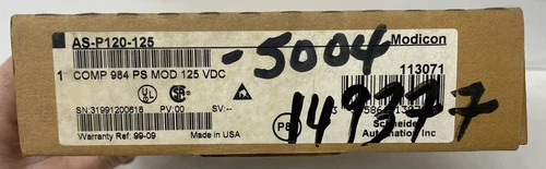 Modicon AS-P120-125 125VDC Power Supply — primary product image