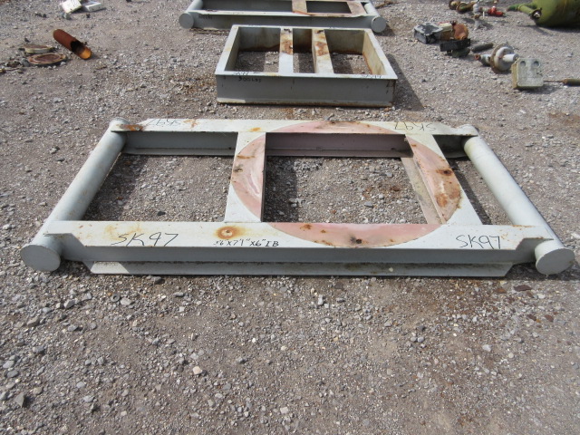 Industrial I-Beam Skid Base SK997 with 42" Base Ring — product image 2 of 5