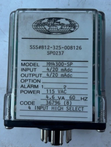 Wilkerson Instrument Mighty Module MM4300-SP0237 4-Input High Select Transmitter — product image 2 of 7
