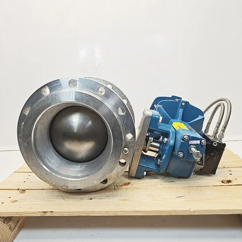 DeZURIK 10" V-Port Ball Control Valve VPB CL-150 with PMV P5 Positioner — product image 6 of 7