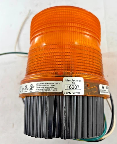 Federal Signal Fireball II Strobe Beacon FB2PST-120A Amber — product image 3 of 5