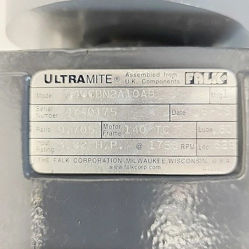Waukesha Cherry-Burrell Universal II 030U2-SP Positive Displacement Rotary Lobe Pump 316SS with Marathon 3HP Motor and Falk Gearbox — product image 4 of 6