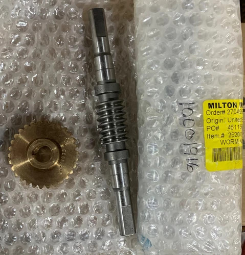 Milton Roy Worm and Gear Set 252-0083-03, 30:1 Ratio for Dosing Pumps