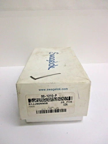 Swagelok SS-1210-P 3/4 Inch Stainless Steel Tube Fitting Plug - Lot of 25 — product image 6 of 7