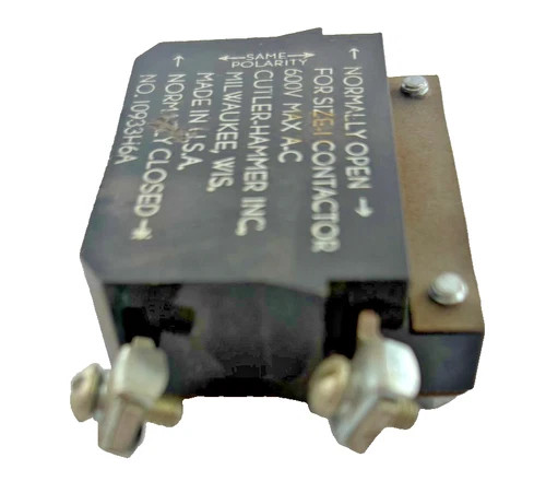 Cutler-Hammer 10933H6A Size 1 Normally Closed Contactor Contact Kit — product image 2 of 5