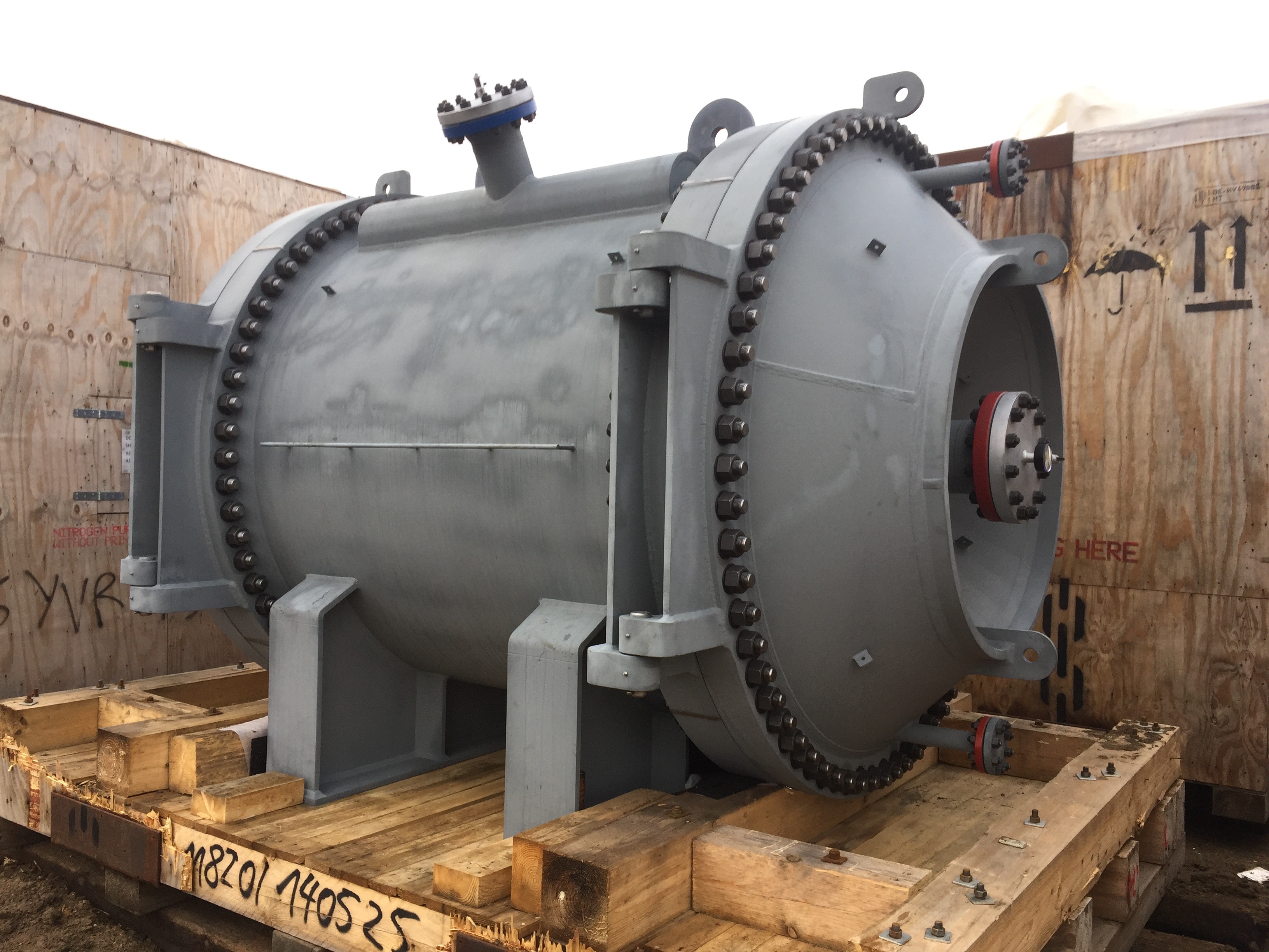 Unused Tranter Spiral Heat Exchanger 1120-E-10490, 2097.89 ft²