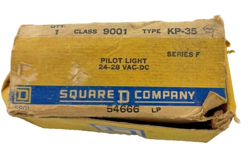 Square D 9001 KP35 Series F Pilot Light 24-28 VAC-DC — product image 2 of 5
