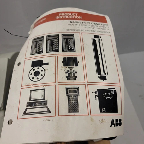 ABB 10DS3111ADE18P1C2DA21321 6-Inch Electromagnetic Flowtube — product image 5 of 9