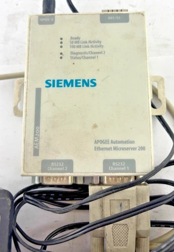 Siemens APOGEE Ethernet MicroServer AEM200 Model 538-920 — product image 2 of 4