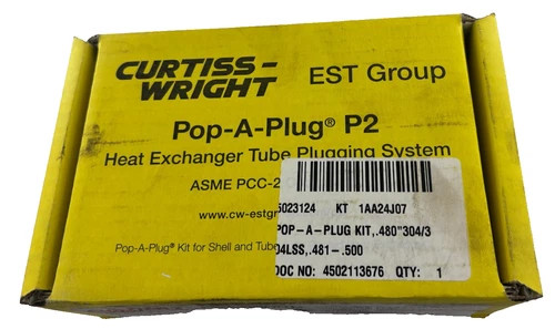 Curtiss-Wright EST Group Pop-A-Plug P2 Tube Plugging System Kit P2-480-E (Box of 10) — product image 2 of 7
