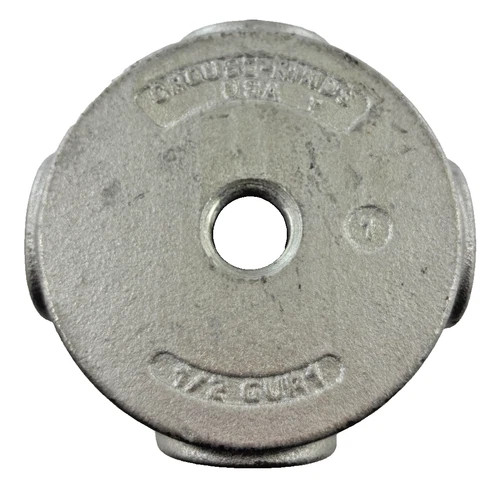 Crouse-Hinds GUR1 1/2" Explosion-Proof Conduit Outlet Box with Cover and O-Ring Gasket — product image 5 of 5