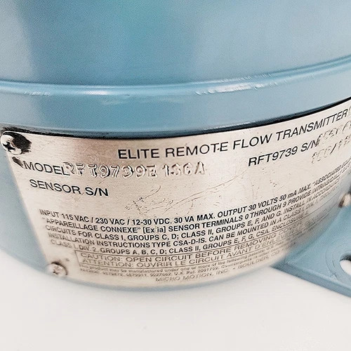 Micro Motion Elite Remote Flow Transmitter RFT9739E1SCA — product image 3 of 4