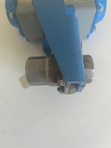 Jamesbury 3/4 Inch Ball Valve 3/4-213600TTAQ with VPVL051 Double Acting Pneumatic Actuator — product image 6 of 7