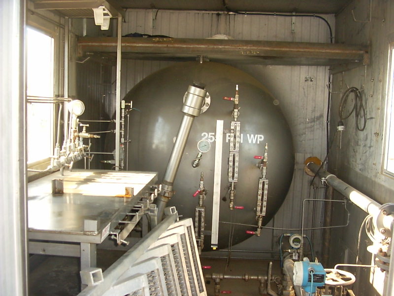 E&D Pipe and Process Equipment Ltd. 6' x 10' Production Testing Unit on 45' Hiboy Trailer — product image 6 of 12