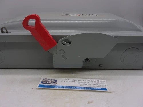 Siemens HNF363 Heavy Duty Non-Fusible Safety Switch 100A 600V 3P NEMA 1 — product image 7 of 8