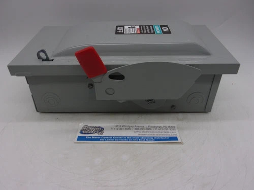 Siemens GF322N General Duty Safety Switch 60A 240V 3P Fusible NEMA 1 — product image 7 of 8