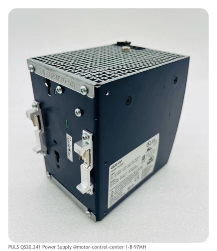 PULS DIMENSION QS20.241 480W 24V 20A DIN Rail Power Supply — product image 4 of 7