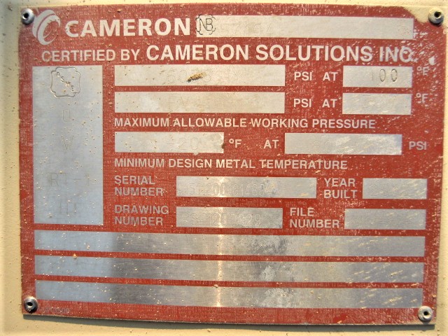 Cameron 20" x 5' Vertical Sand Trap Separator — product image 5 of 7