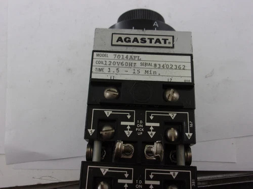 Agastat 7014AF Time Delay Relay 90-900sec 120V-AC — product image 2 of 6