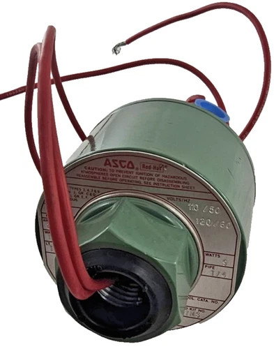 Asco 8320A90MO Electric Solenoid Valve 1/4" NPT 120VAC 10-110PSI — product image 2 of 6