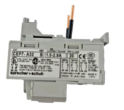 Sprecher + Schuh CEP7-A32 Overload Relay — product image 2 of 6