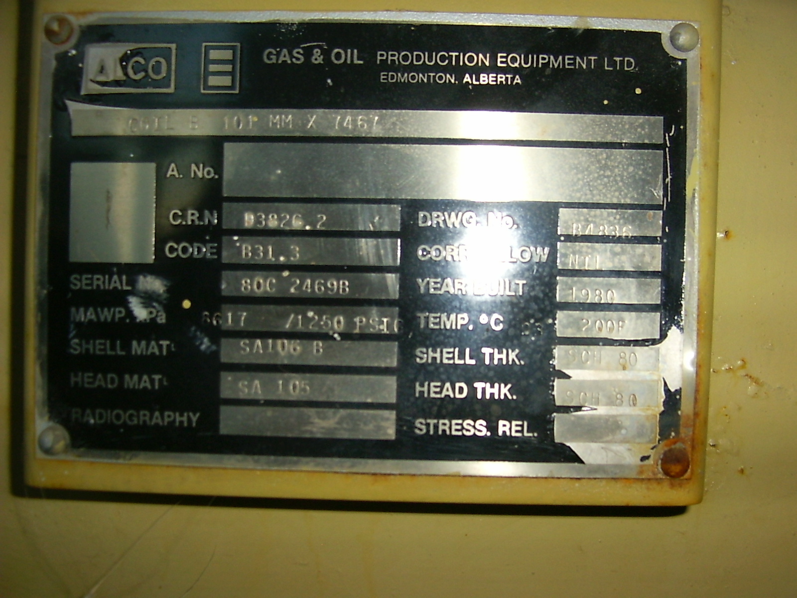 Alco 2.5 MMBTU Line Heater — product image 7 of 8