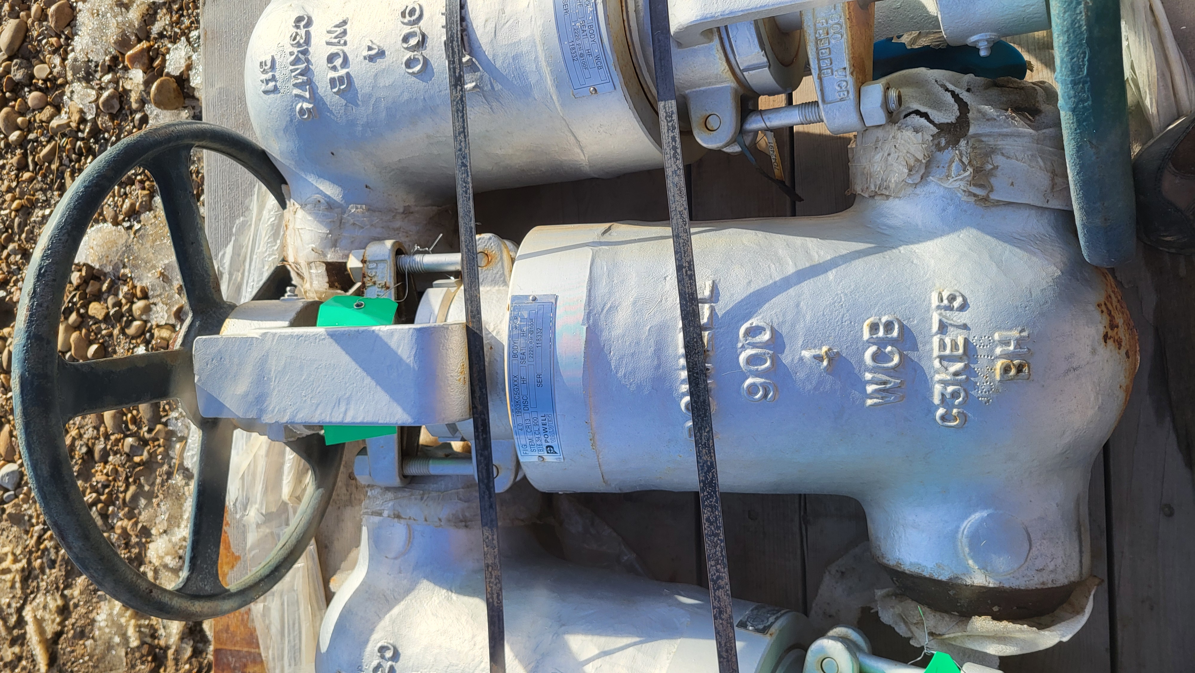 Powell Valves 4-Inch Class 900 Cast Steel Gate Valve Fig. 1903KC5GXXX