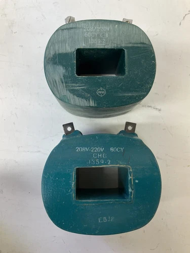 Lot of 2 Cutler-Hammer 1359-2 Magnetic Coils, 208-220V, 60Hz — primary product image