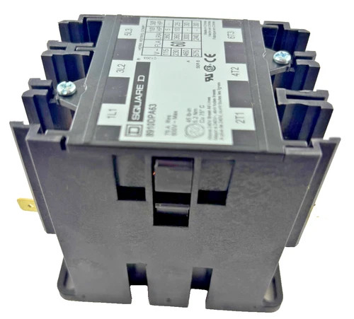 Square D 8910DPA63V02 Definite Purpose Contactor 3 Pole 600V — product image 6 of 7