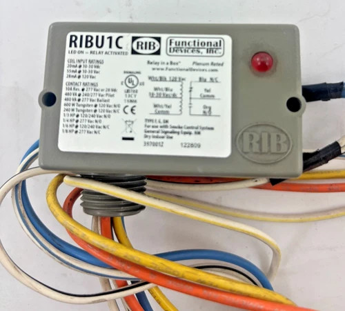 Functional Devices RIB RIBU1C Enclosed Pilot Relay — product image 2 of 5