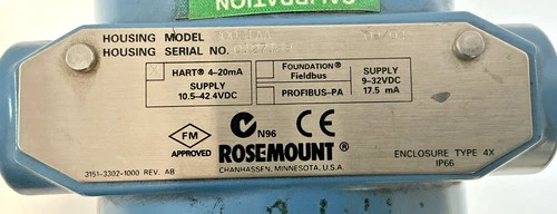 Rosemount 3051S1CD1A2F12A1A Coplanar Differential Pressure Transmitter — product image 6 of 7