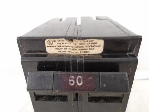 Crouse-Hinds MP260 60 Amp 2-Pole Plug-In Circuit Breaker — product image 2 of 7