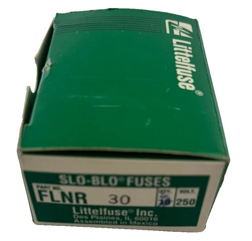 Littelfuse FLNR 30 Slo-Blo Time-Delay Fuse, 250V, Pack of 6