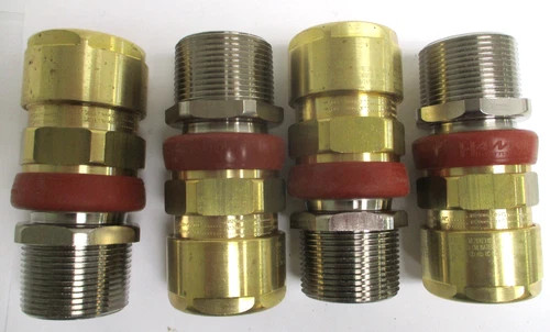 Hawke 710 Series Brass Cable Gland, 1-1/4" NPT, Lot of 4 — product image 2 of 11