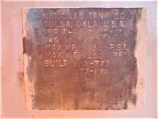 National Tank Co. Shell and Tube Heat Exchanger, 12 ft x 50 ft, Serial T-6321601-01 — product image 6 of 10