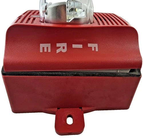 System Sensor SpectrAlert Advance P2R-P-SBBR Red Horn Strobe with 115 Candela Setting — product image 3 of 6