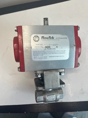 FlowTek Bray 1/2" Pneumatic Actuated Ball Valve