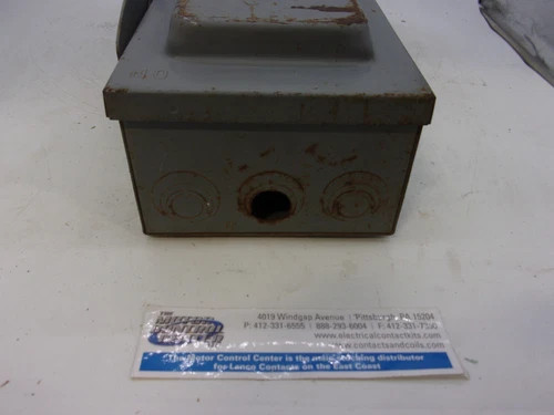 Square D H362WH Heavy Duty Safety Switch, 60A, 600V, 3-Pole, Fusible, NEMA 1 — product image 7 of 8