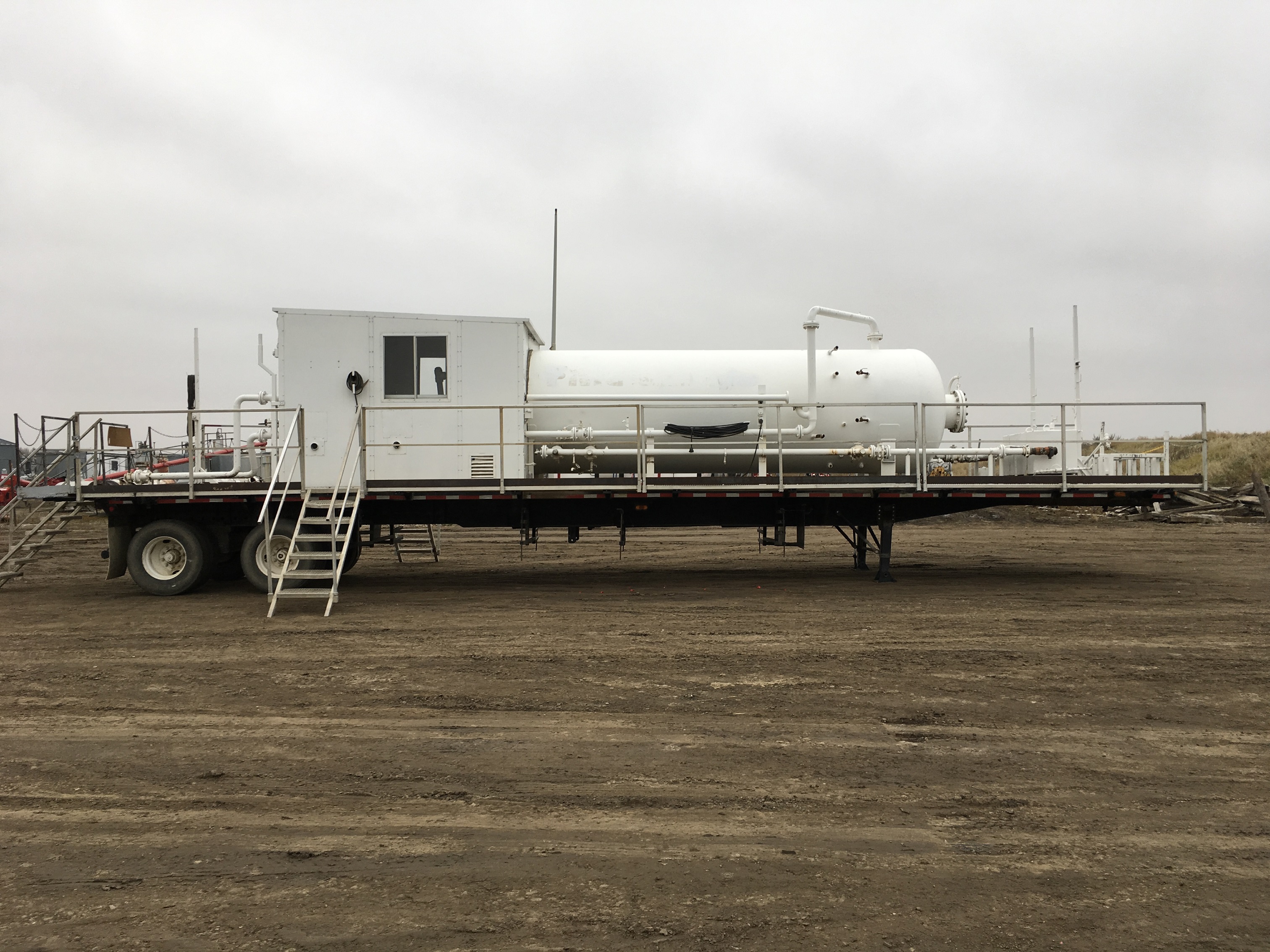 International Vessel Fabrication 6' x 20' Horizontal Separator Production Testing Unit