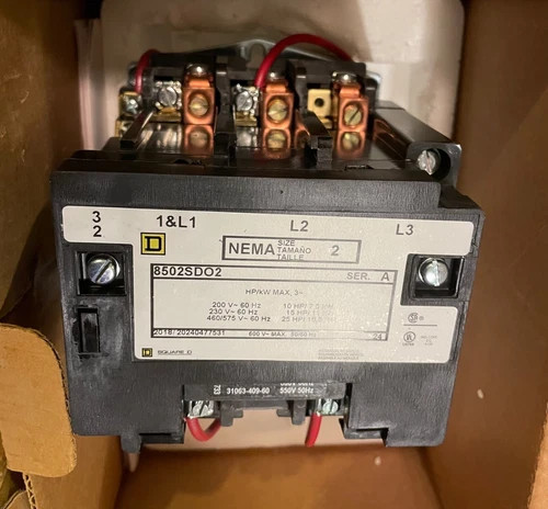 Square D 8502SDO2V07 NEMA Size 2 Contactor — primary product image
