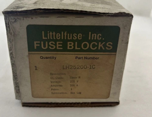 Littelfuse LH25200-1C Class H Fuse Block — product image 3 of 3